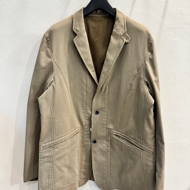 japan vintage 배색카라 블레이저