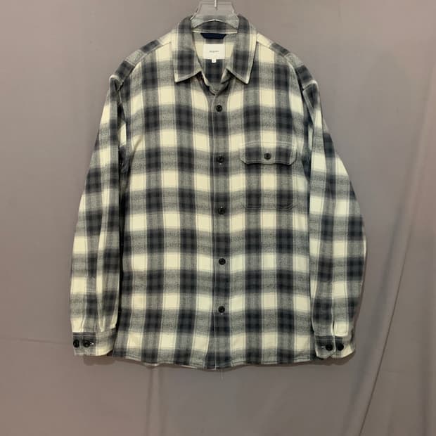L EPIGRAM 에피그램 옴브레 체크 셔츠 자켓 셔켓