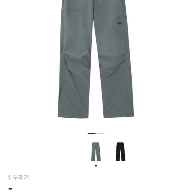 [1] 산산기어 포켓 팬츠 그레이 - 22FW 