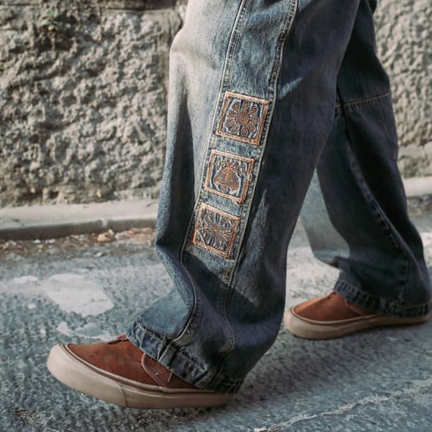 카락터 Vintage Emblem Denim Pants 00사이즈