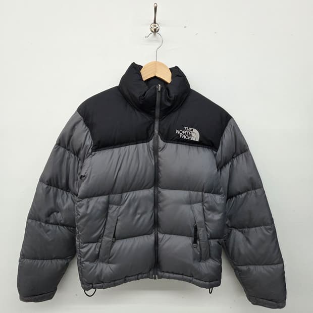 노스페이스 눕시 패딩 그레이/블랙 남m