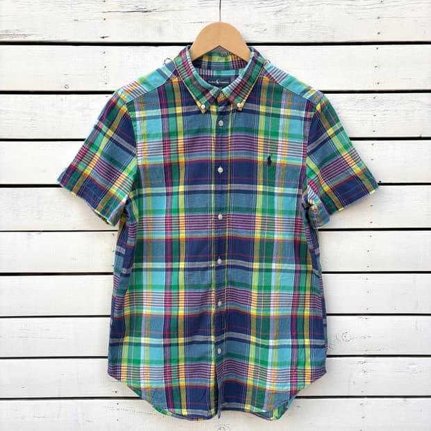 Polo 폴로 체크 반팔 셔츠