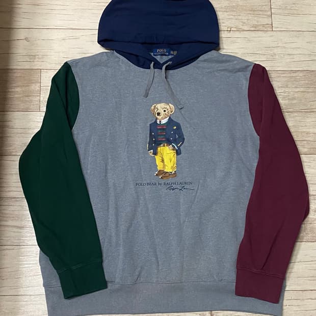 폴로 베어 후드티셔츠 XXL