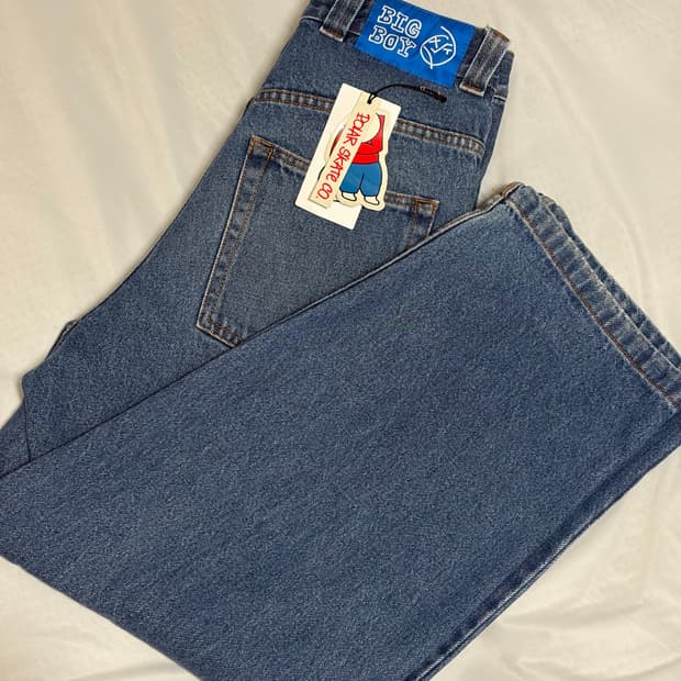 polar skate 폴라스케이트 빅보이 진 다크 블루 구버전 xs