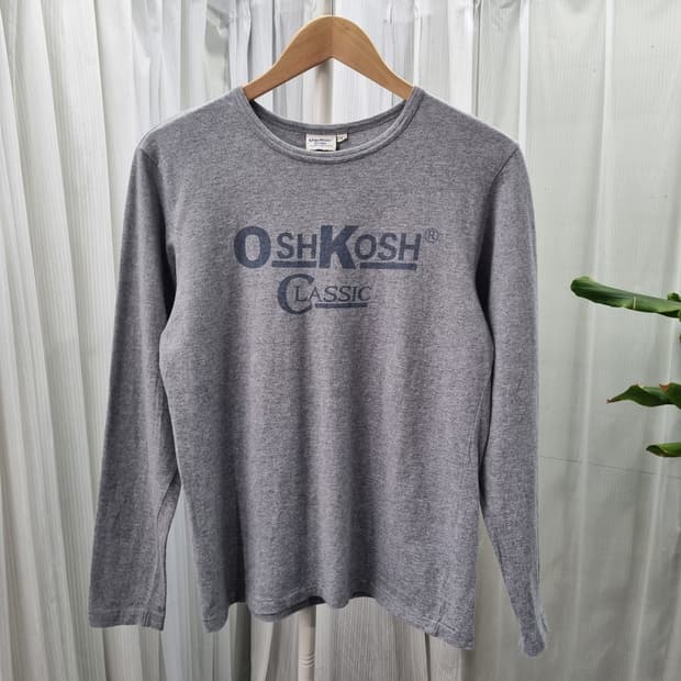 OSHKOSH 레터링 긴팔 티셔츠 1973