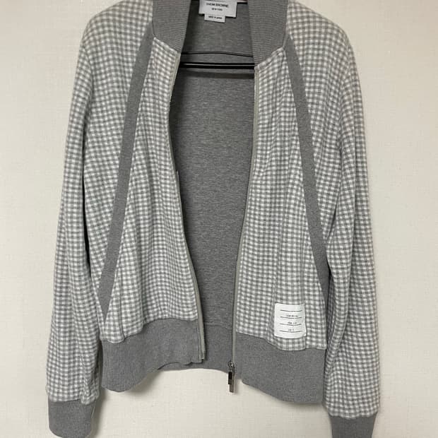 톰브라운 깅엄 체크 봄버 자켓 사이즈 2 정품