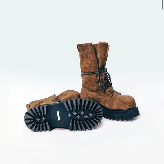 랜 아카이브 스웨이드 롱 데저트 부츠 270 (2회착)