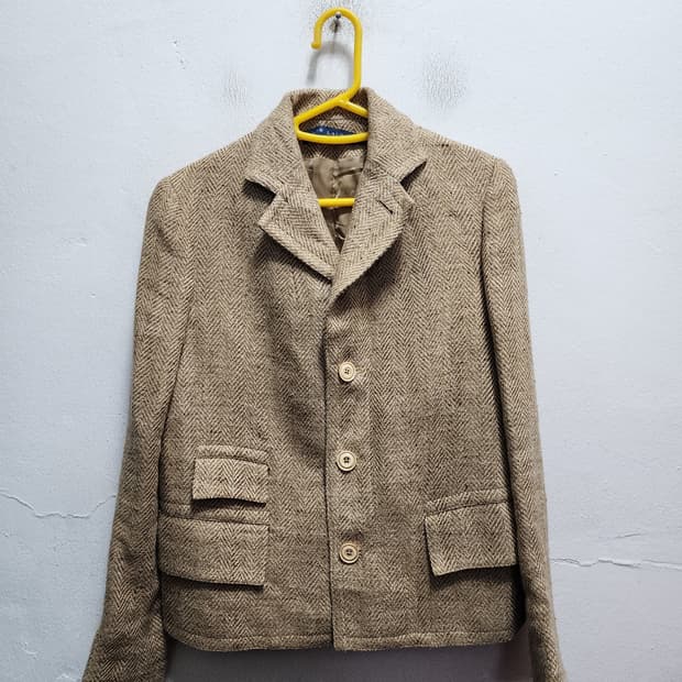 폴로 랄프로렌 헤링본 실크 자켓