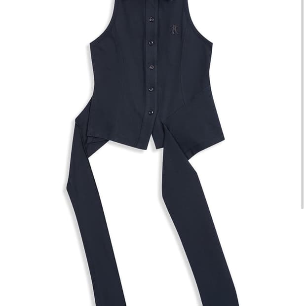 OPENYY 오픈와이와이 TRIM POLO SLEEVELESS