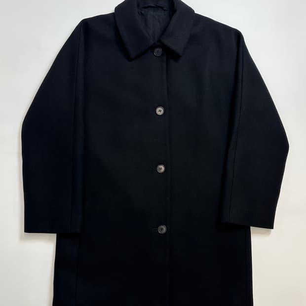 cos 코스 스플릿 울 카코트 블랙 38