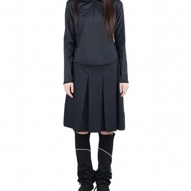 지초이 하프 집셔츠 블랙 aw25 jichoi