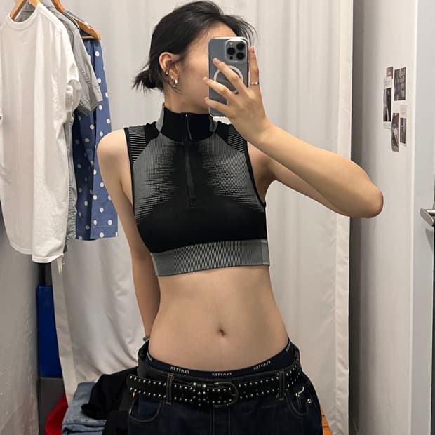 y-3 크롭 하이탑