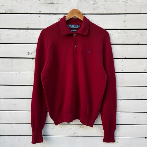 Polo 폴로 울 카라 니트