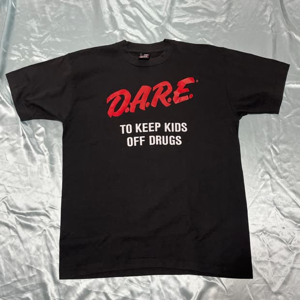 90s D.A.R.E. USA dare 데어 빈티지 티셔츠
