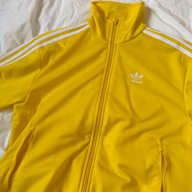 아디다스 아디컬러 클래식 파이어버드 트랙탑 볼드 골드