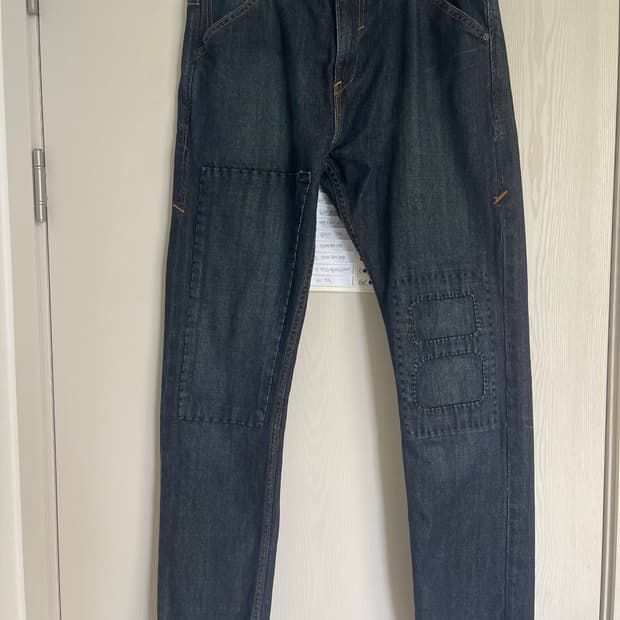 리바이스(Levi's) Red 사시코 무릎 덧댐 테이퍼 핏 데님청바지32