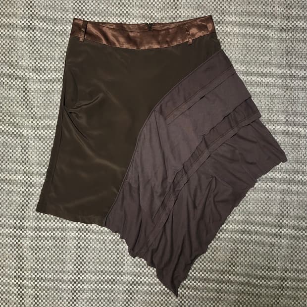 코데즈컴바인 드레이프 미디스커트