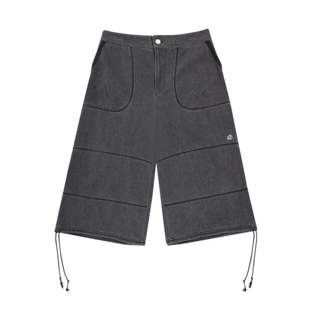 코이세이오 옥스퍼드 지그재그 팬츠 차콜