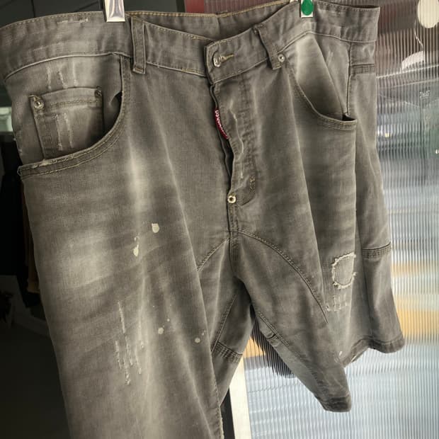 디스퀘어드 데님하프팬츠