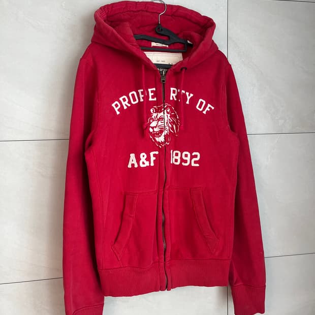 아베크롬비 극희귀 A&F 사자 자수 후드집업 [L]