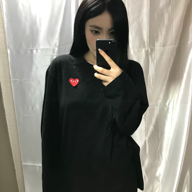 꼼데가르송 검 긴팔