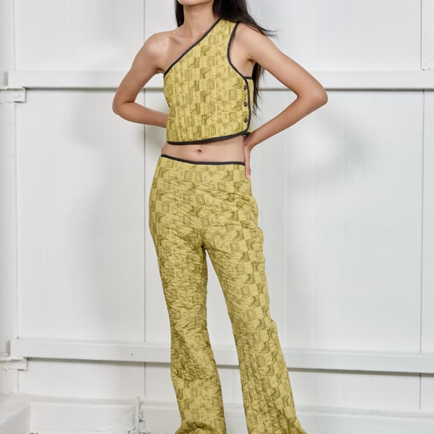 S/E/O PADDED PANTS YELLOW