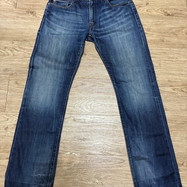 리바이스 프리미엄 셀비지 데님 중청 W32 L34