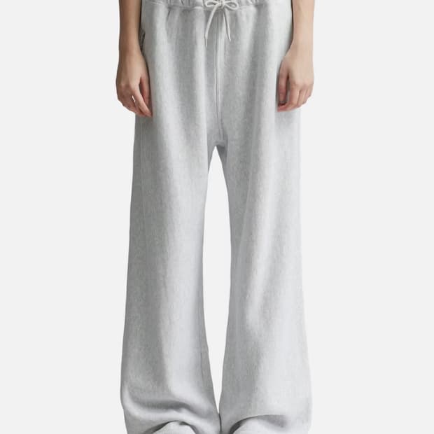 알렉산더왕 로고 웨이스트밴드 레이어드 트랙 팬츠