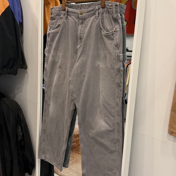 Carhartt 칼하트 디스트레스드 빈티지 카펜터 워크 팬츠 (39)