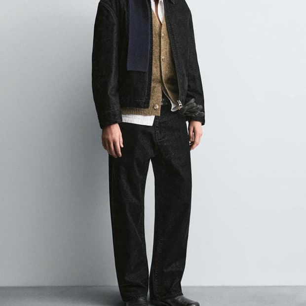 ZARA 릴랙스핏 벨루어 자켓 셋업 판매 XL, 44