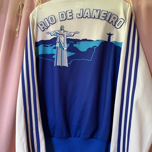 아디다스 브라질 리우데자네이루 져지 아디다스져지 브라질 트랙탑 집업 흰파