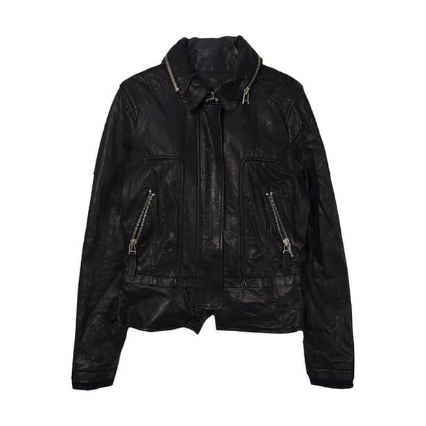 빈티지 우먼스 양가죽 자켓 66
