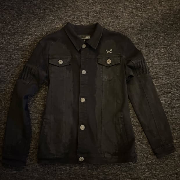 -ABORDAGE- 00's Skull Jacket Black