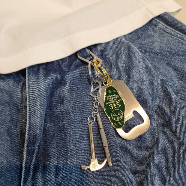 🔨Hammer Line(해머라인) 실버키링 silver keychain
