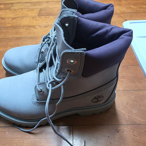 팀버랜드 6인치 여성 부츠 회색 235