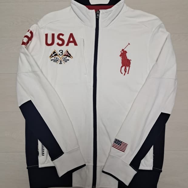 오늘까지만 판매!! 최종가격 폴로 랄프 로렌 USA 레이싱 집업