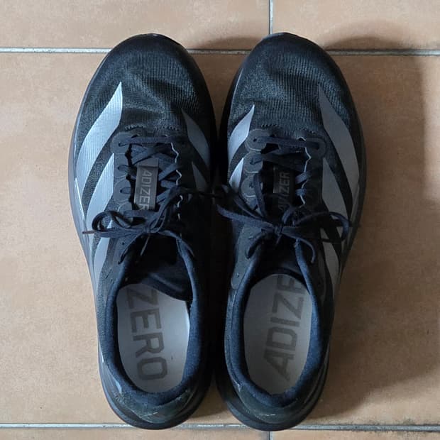(275) 아디다스 아디제로 EVO SL 코어 블랙 아이언 메탈릭