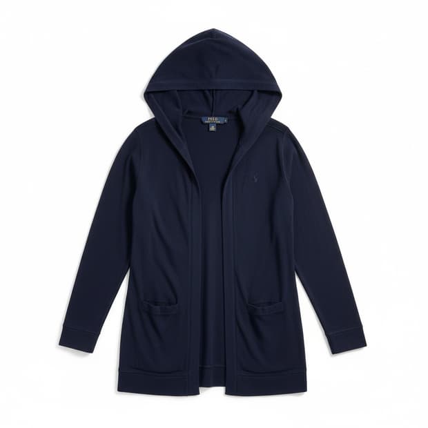 폴로 랄프로렌 네이비 후드 가디건