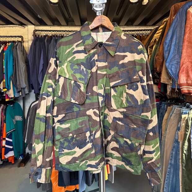 유럽군 카모 컴뱃 필드자켓