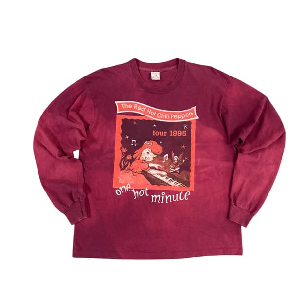 빈티지 90s 레드핫칠리페퍼스 원핫미닛 롱슬리브 RHCP