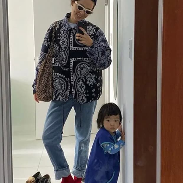 투머치토커 페이즐리 김나영 퀄팅 자켓