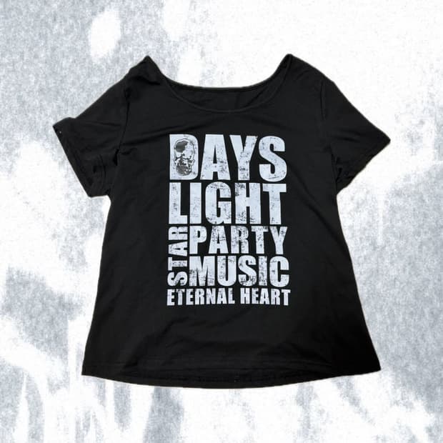 Punk Typography T-Shirt