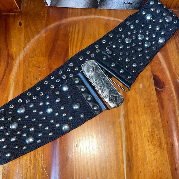 펑크 스타일 빈티지 홀스터드 벨트