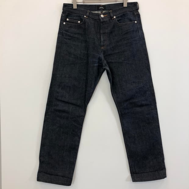 A.P.C. 아페쎄 진 스탠다드 생지 셀비지 데님진 33 인치
