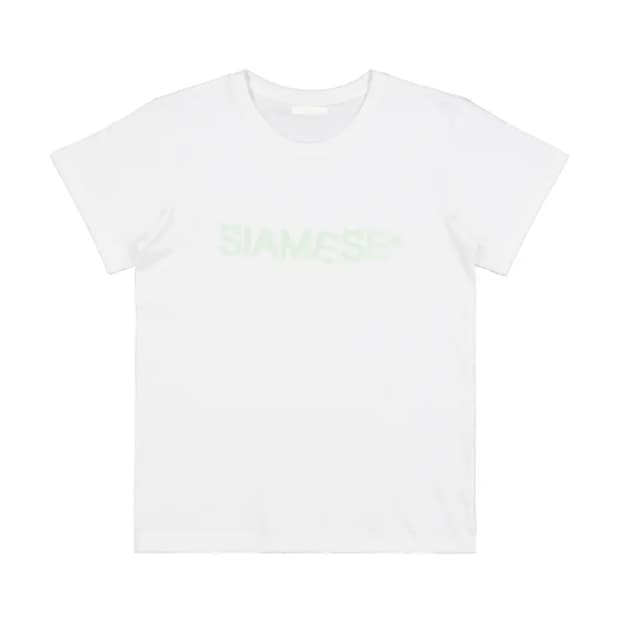 SIAMESE LOGO T-SHIRT white