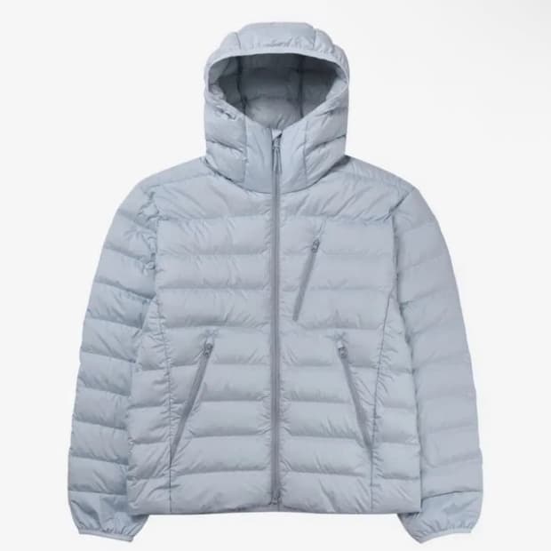 (M) 무신사스탠다드 시티 레저 후드자켓 클라우디 블루