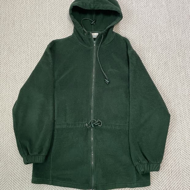 Ll.bean 엘엘빈 그린 후디 플리스 집업 