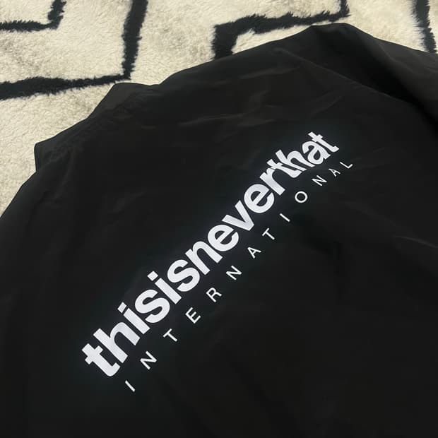 [L]디스이즈네버댓 팀 자켓/블랙