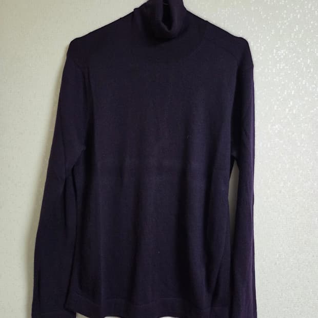 타임  캐시미어 목폴라 티셔츠