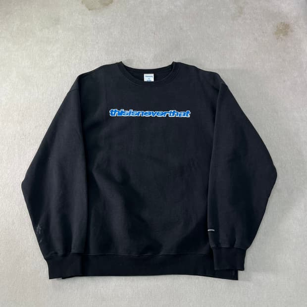 105 디스이즈네버댓 빅로고 맨투맨